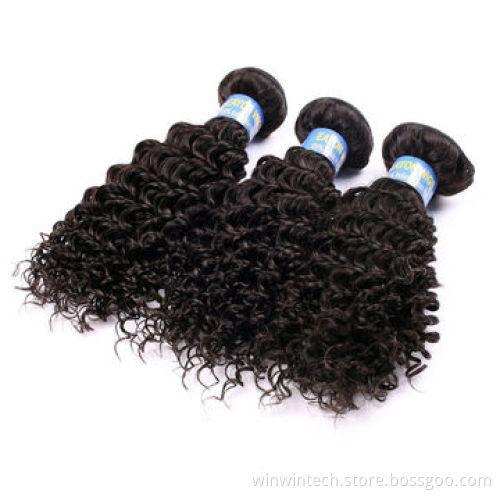 2014 Promotional Brazilian Curly Human Hair Weave, No Smell and Tangle FreeNew